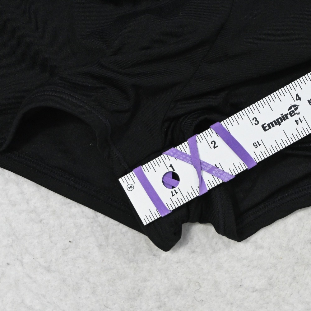 Athleta Sand Sprint Short Women L NEW High Rise Black Scrunch Side Tie Swim - Picture 6 of 6